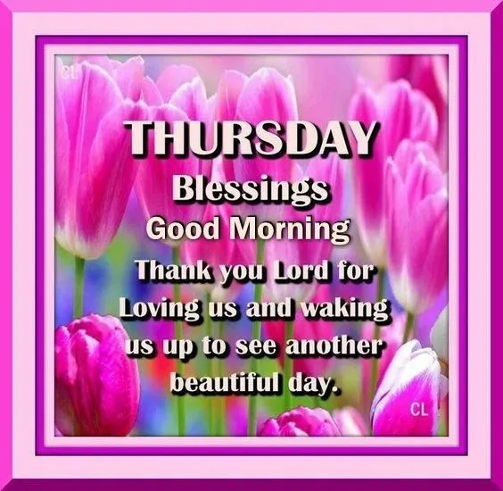 Thursday Thank You Lord