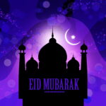 Beautiful Eid Eid Mubarak logo Festivals