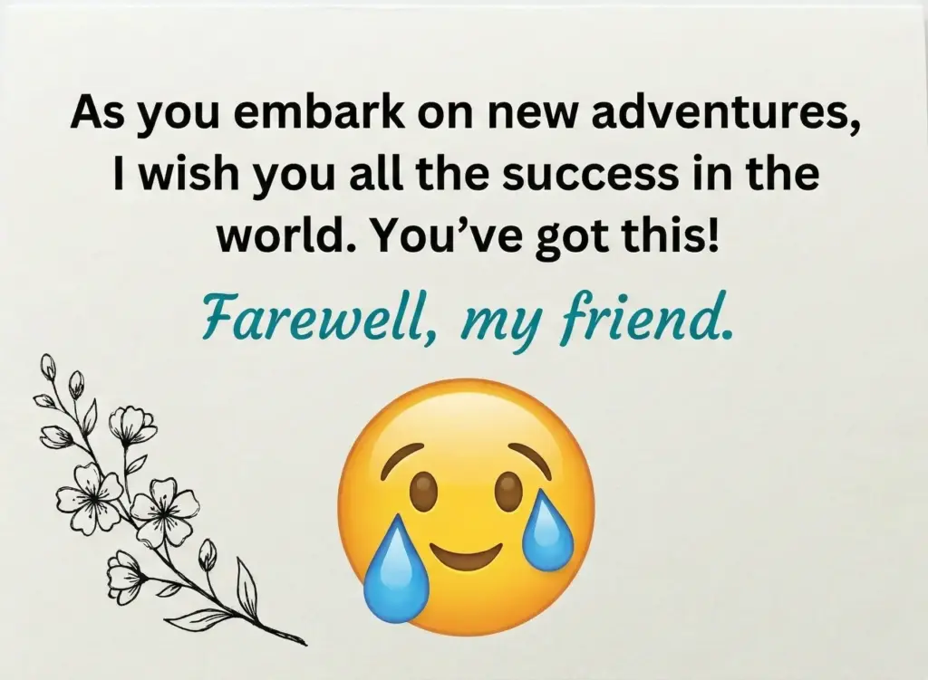 Emotional Short Goodbye Letter to Friend Emotional Short Goodbye Letter to Friend