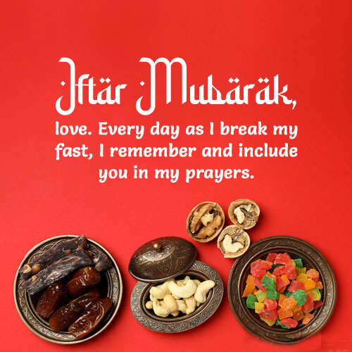Happy Iftar My Love