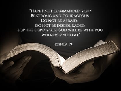 Joshua 1 9 I WILL BE WITH YOU