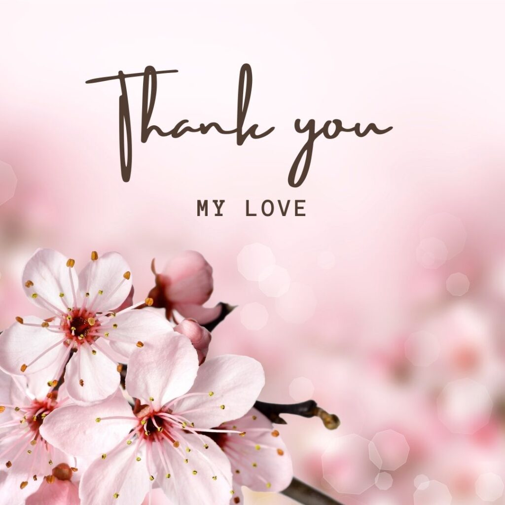 Personalized Thank You My Love Images For Significant Other