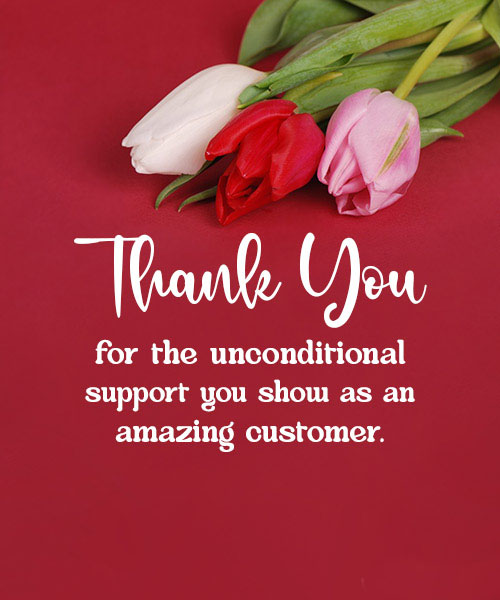 Thank You Message To Customer