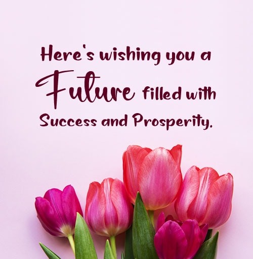 Wishing You All The Best With Your Future Plans And Dreams