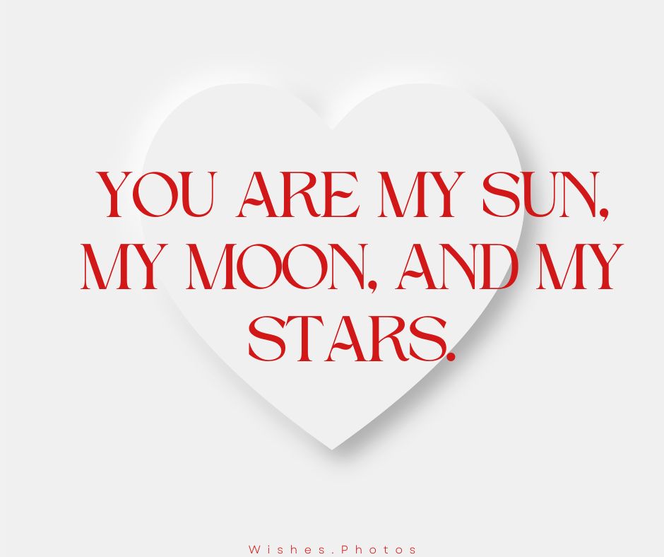 You Are My Sun My Moon And My Stars 