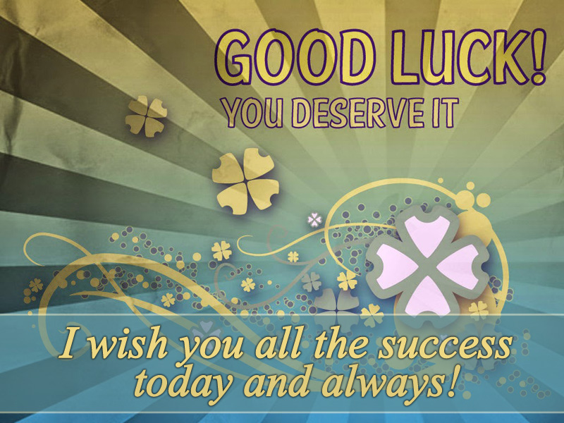 free good luck wishes images download