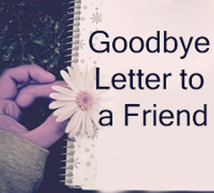 Goodbye Letter Friend