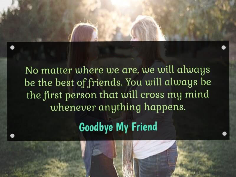 Goodbye Quotes For Friends