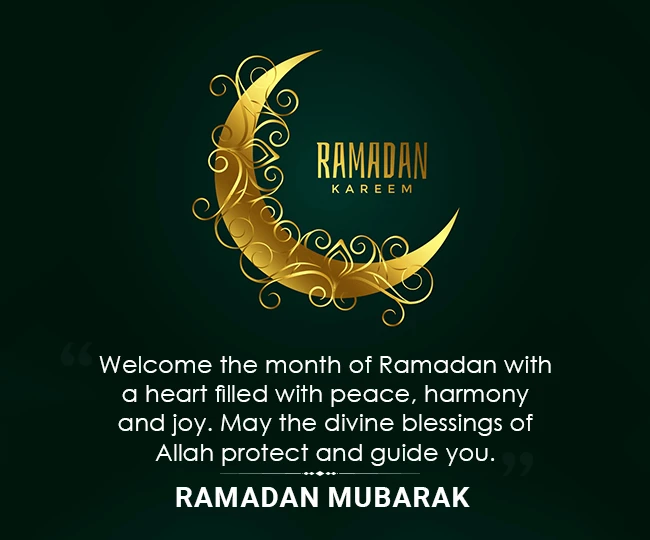 Happy Ramadan Mubarak Images Welcome The Mothe Of Ramadan With Heart Filled With Peace Harmony And Joy