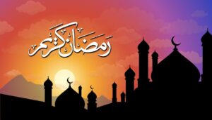 Ramadan Kareem Design Illustration Ramadan Kareem Background Ramadan The Islamic Holy Month Illustration Decorated With Mosque Silhouette Vector