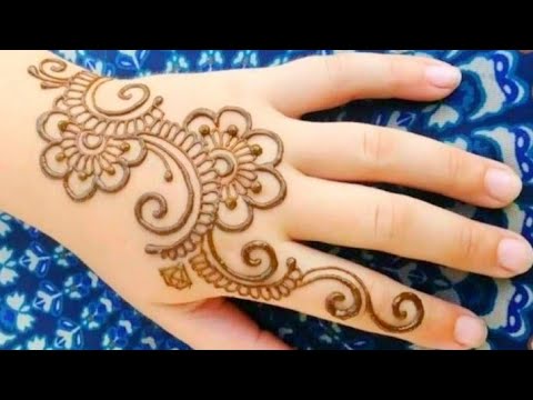 Simple kids Mehndi Design