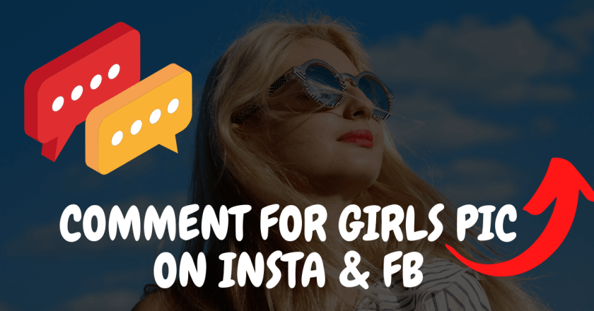 comment for girls pic on instagram