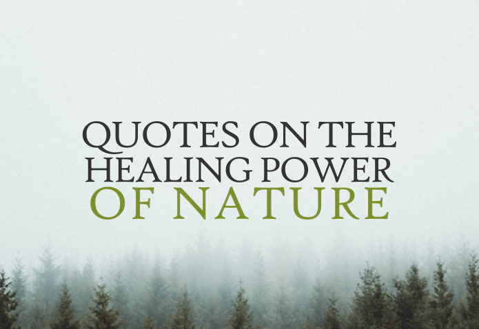 healing power of nature quotes img