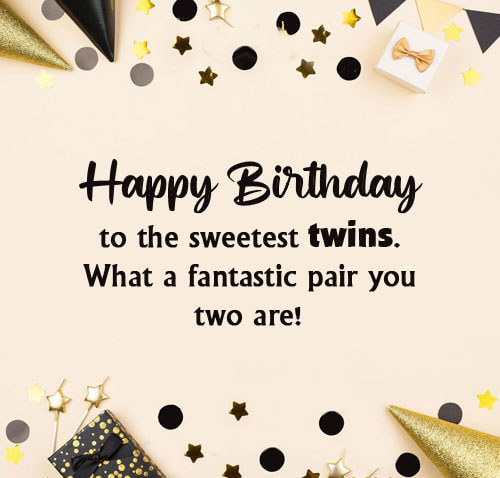 Best Birthday Wishes for Twins
