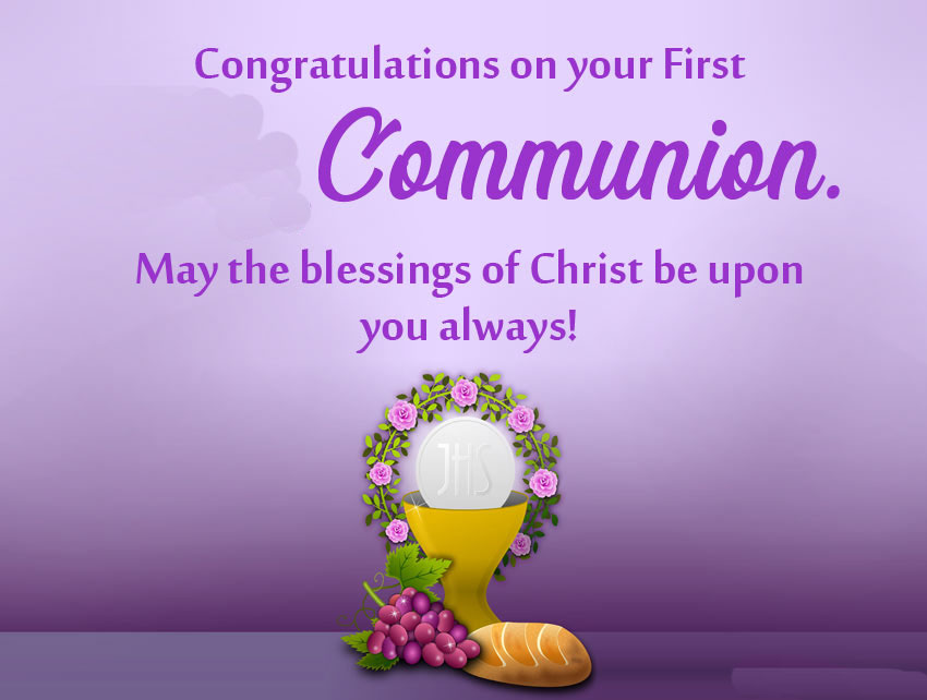 Holy Communion Wishes 1