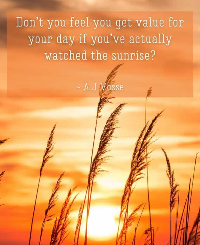 beautiful sunrise with quotes