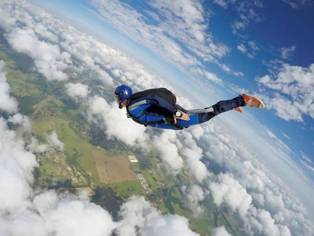 Soaring to New Heights Instagram Captions for Skydiving Experiences