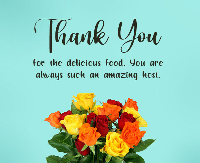 Thank You Messages for a Delicious Treat