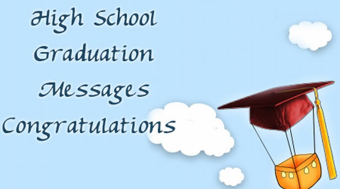 high school graduation message congratulations
