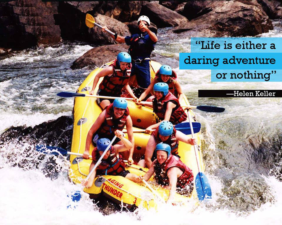 life is either a daring adventure or nothing