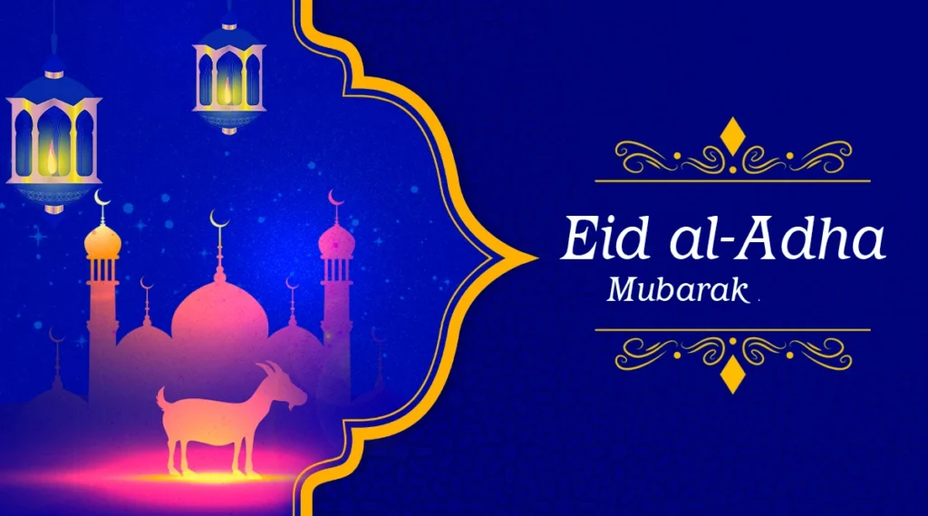 Eid al Adha HD Images and Bakra Eid Mubarak Wallpapers for Free Download Online Wish Happy Eid ul Adha With WhatsApp Stickers GIF Greetings Facebook Messages and SMS on Bakrid