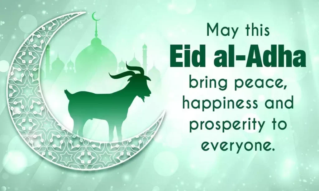 Happy Eid al Adha 2023 wishes messages quotes greeting to share on Bakrid