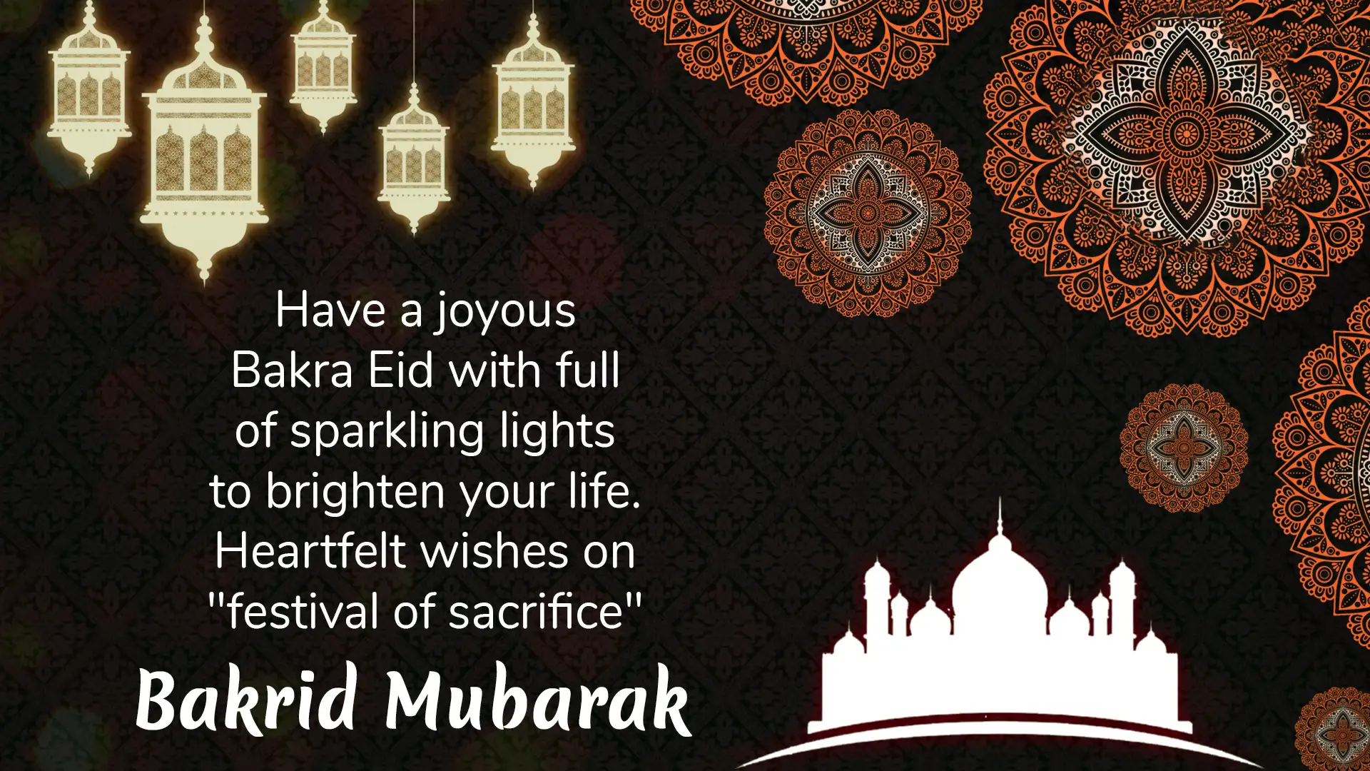 Happy Eid al Adha Wishes WhatsApp Stickers Bakra Eid Mubarak