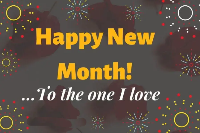 Happy New Month to My Sweetheart Messages Prayers 1