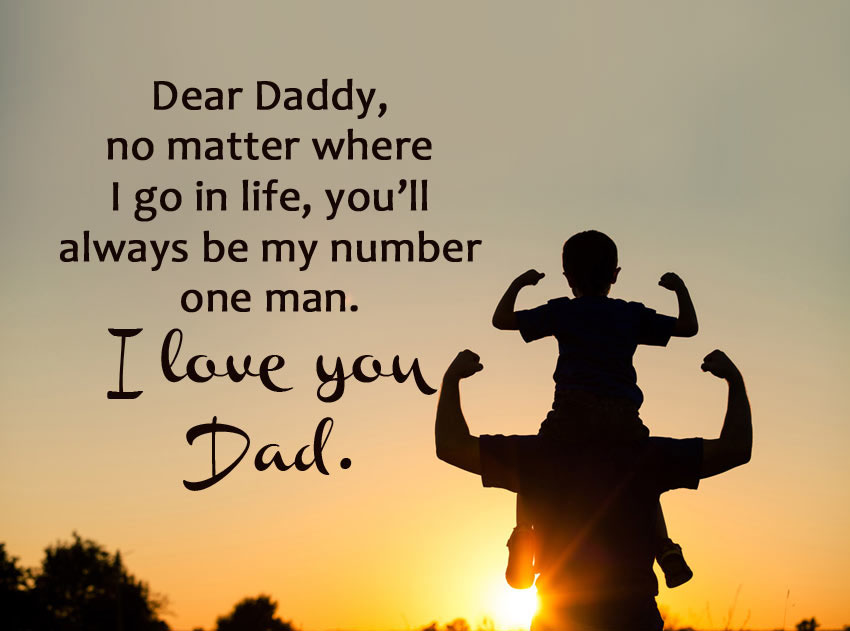 Heartfelt Love Message for Dad 1