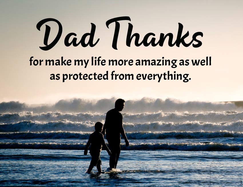 Thank You Dad Messages and Appreciation Quotes