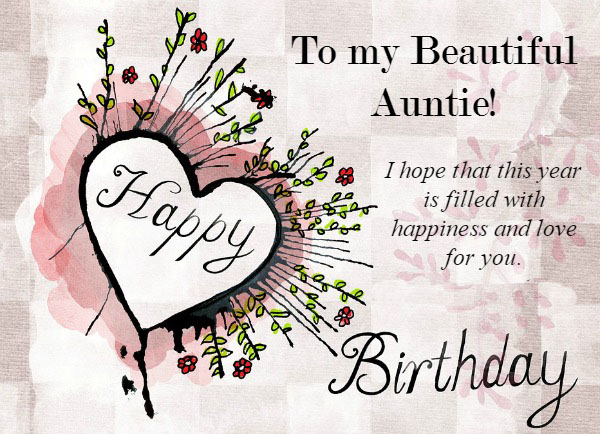 birthday messages for aunt