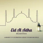 eid al adha background fit for greeting card wallpaper and other vector 1