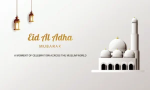 eid al adha background fit for greeting card wallpaper and other vector 2