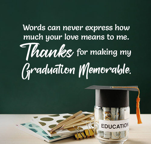 words of gratitude for graduation