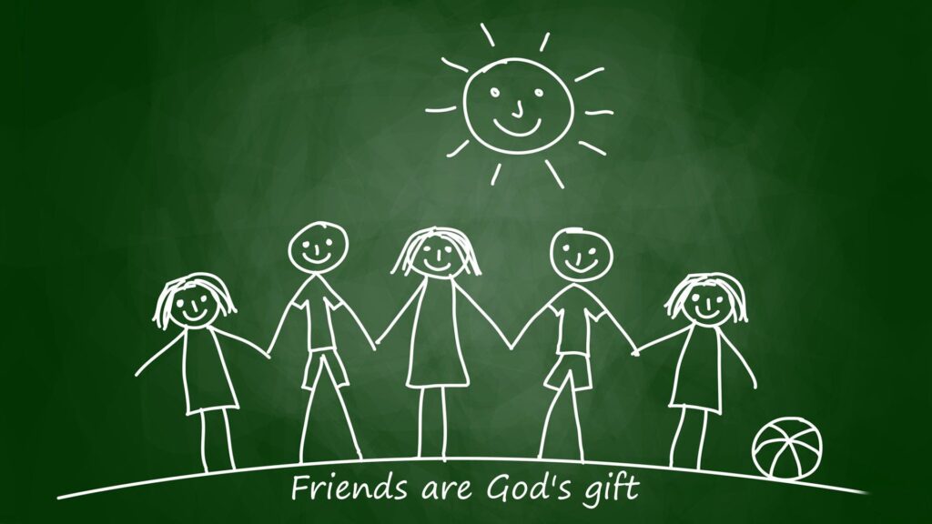 Friends of Gods gift. happy friendship day wallpaper hd