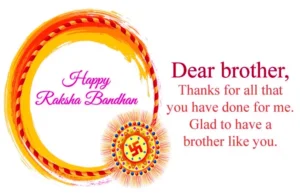 Raksha Bandhan Greeting Card for Bhaiya
