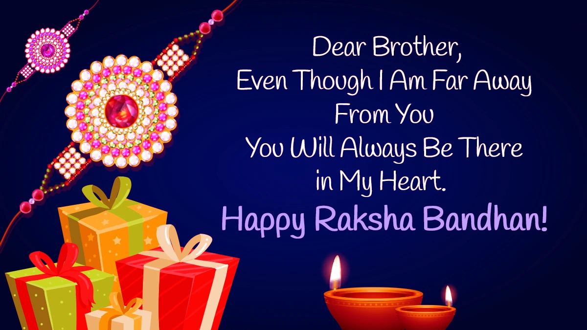 Raksha Bandhan Wishes for Brother WhatsApp Messages HD Images Facebook Quotes and SMS to Send on Rakhi Purnima