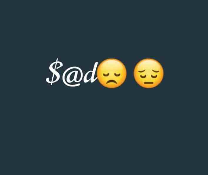 sad mood off dp emoji