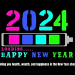 2024 Loading. Happy New Year. Wishing you health wealth and happiness in the new year ahead