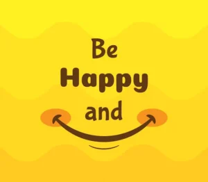 Be happy and smile background yellow tones Be happy and smile background yellow tones_