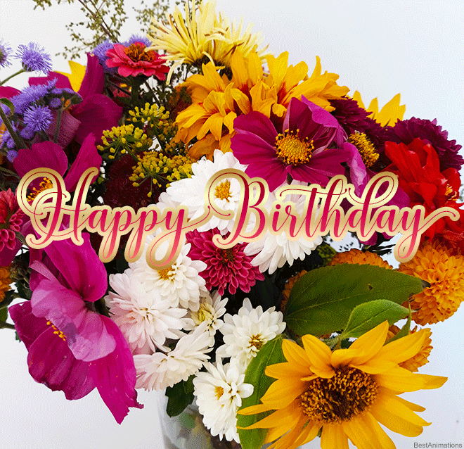 animated flower gif free download 1 Birthday flowers, Beautiful roses, Beautiful flowers
