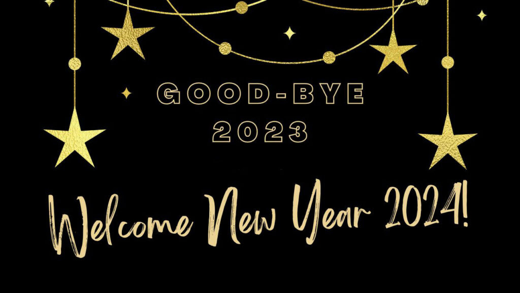 Good Bye 2023 Welcome New Year 2024