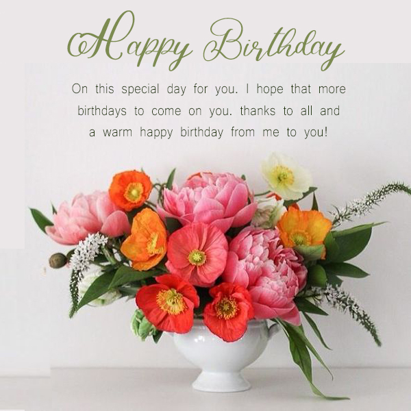 Happy Birthday Flowers Meme Happy Birthday Wishes Memes SMS Greeting eCard Images