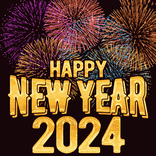 Happy New Year 2024 GIF Images — Download