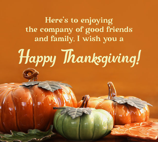 Happy Thanksgiving Messages for Friends 1
