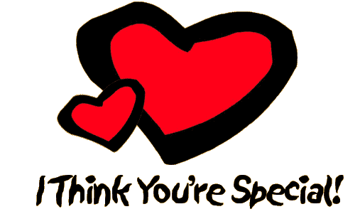 I Think Youre Special Red Hearts Picture