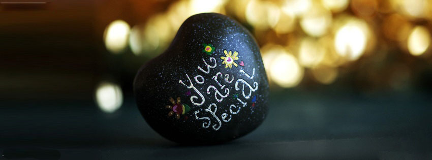 You Are Special Black Heart Rock Picture