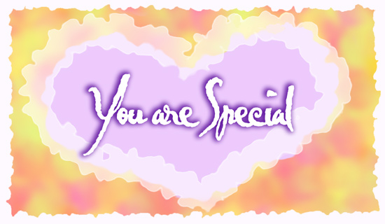 You Are Special Heart Greeting Card