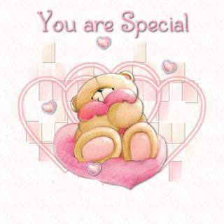 You Are Special Teddy Bear With Heart Picture