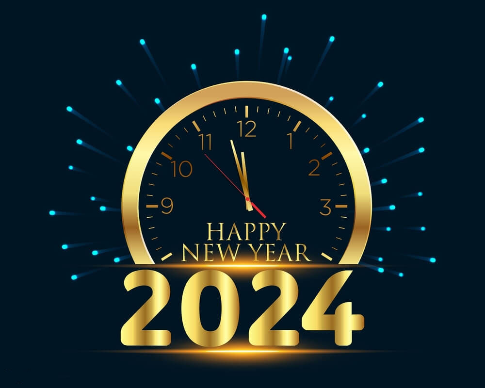 happy new year 2024 hd pic 1